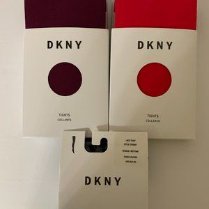 DKNY tights - 3 colors size medium  - new in package